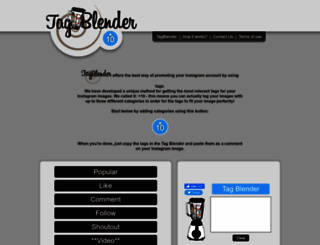 tagblender.net screenshot