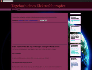 tagebucheineselektrofolteropfer.blogspot.com screenshot