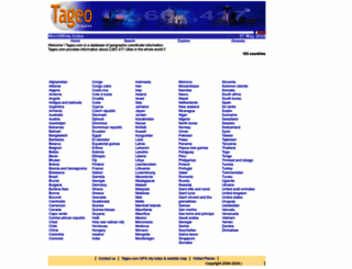 tageo.com screenshot
