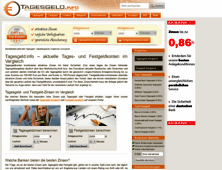 tagesgeldkontovergleich.com screenshot