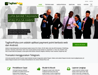tagihanpulsa.com screenshot