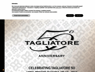 tagliatore.com screenshot