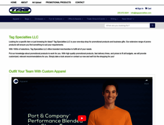 tagspecialties.com screenshot