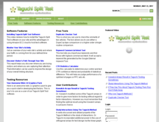 taguchisplittest.com screenshot