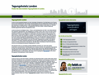 tagungshotels-london.de screenshot