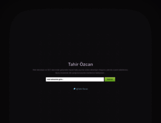 tahirozcan.com screenshot