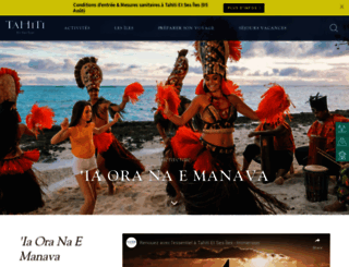 tahiti-tourisme.fr screenshot