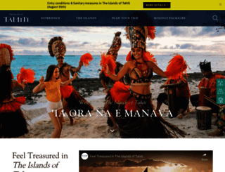 tahititourisme.com.au screenshot