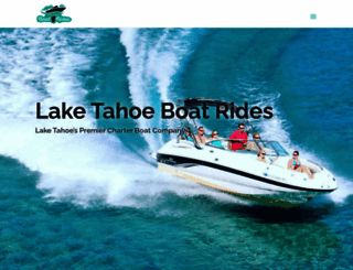 tahoeboatrides.com screenshot