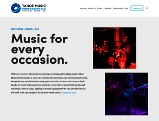 tahoemusicpros.squarespace.com screenshot