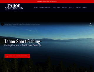 tahoesportfishing.com screenshot