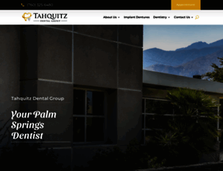 tahquitzdentalgroup.com screenshot