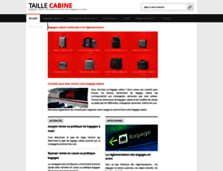 taillecabine.com screenshot
