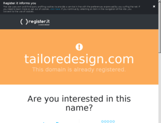 tailoredesign.com screenshot