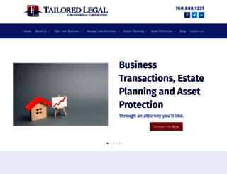 tailoredlegal.com screenshot