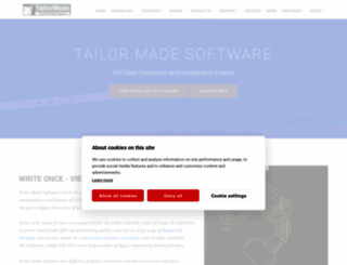 tailormade.com screenshot