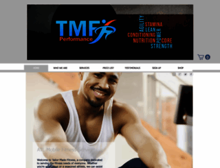 tailormadefitness.com screenshot