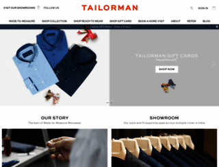 tailorman.com screenshot