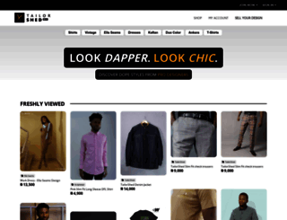 tailorshed.com screenshot