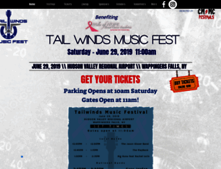tailwindsmusicfest.com screenshot