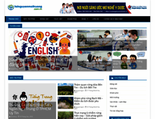 tainguyenmoitruong.com.vn screenshot