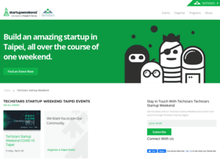 taipei.startupweekend.org screenshot