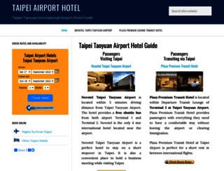 taipeiairporthotel.com screenshot