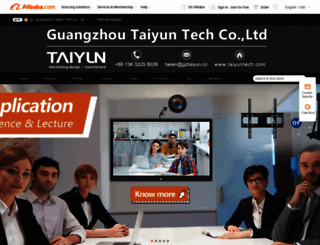 taiyunsign.en.alibaba.com screenshot