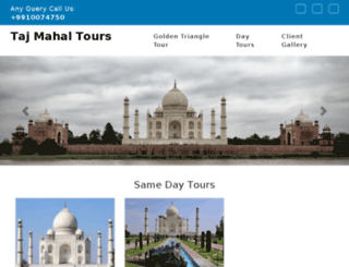 taj-mahal-tours.com screenshot