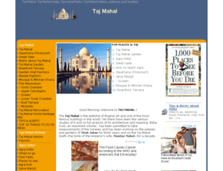 tajmahal.com screenshot