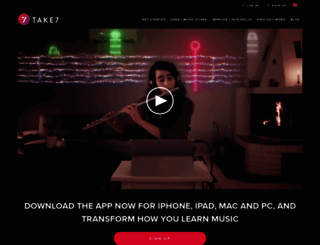 take7music.com screenshot