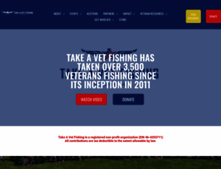takeavetfishing.org screenshot