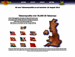 takeawaysulike.co.uk screenshot