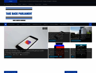 takebackparliament.com screenshot
