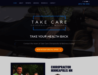 takecarechiropractic.com screenshot