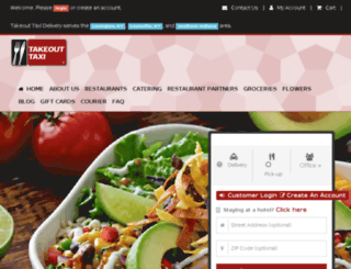 takeouttaxidelivery.com screenshot