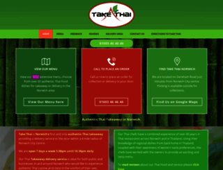 takethai.co.uk screenshot