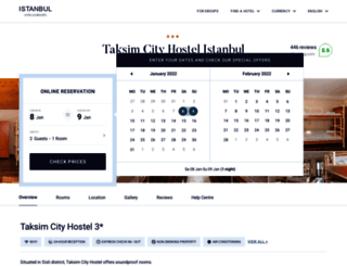 taksim-city-hostel.hotel-istanbul.net screenshot