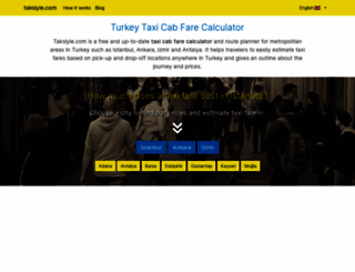 taksiyle.com screenshot