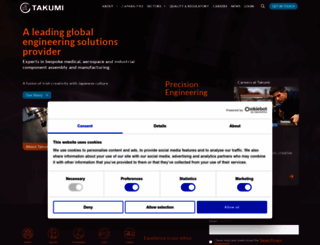 takumiprecision.com screenshot
