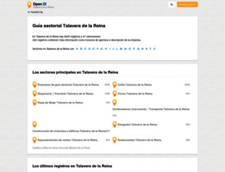 talavera-de-la-reina.opendi.es screenshot