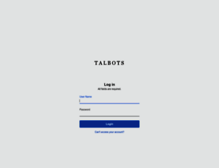 talbots.dayforce.com screenshot
