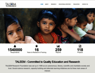 taleemindia.org screenshot