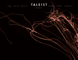 taleist.agency screenshot