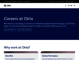 talent.okta.com screenshot