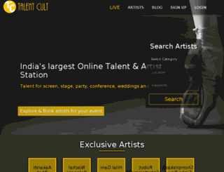 talentcult.com screenshot