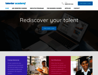 talenteracademy.com screenshot