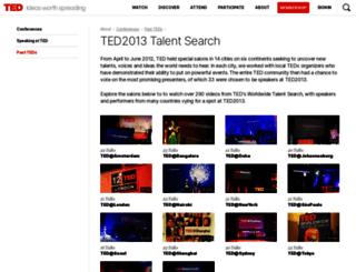talentsearch.ted.com screenshot