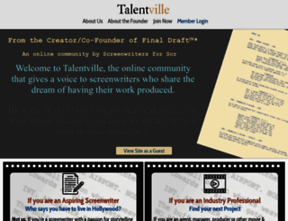 talentville.com screenshot