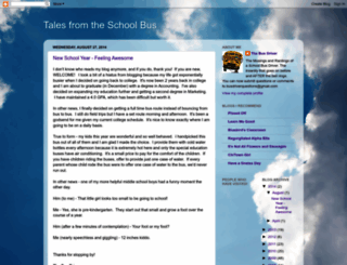 talesofaschoolbusdriver.blogspot.com screenshot